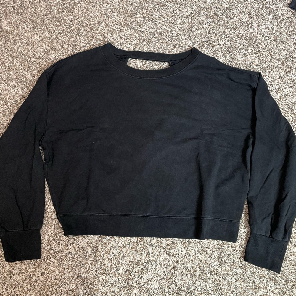 Athleta Open Back Sweater